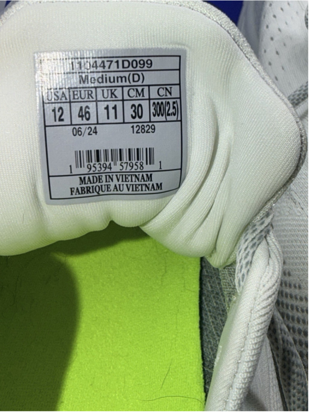 Brooks Glycerin Max PR Sample Men’s 12 D Grey Black Nightlife 1104471D099 - Picture 7 of 11